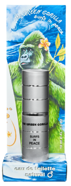 Eau de Toilette ♂♀ - The Green Gorilla Surfs In Peace - Pocketsprayer - 10ml